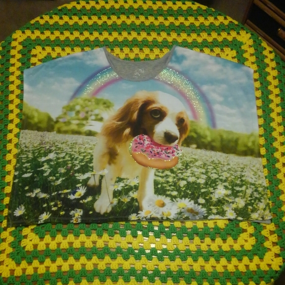 ๐ถ๐ฉ๐ป Dog Shirt Cute Sunflower Shawl All Over - Picture 10 of 10